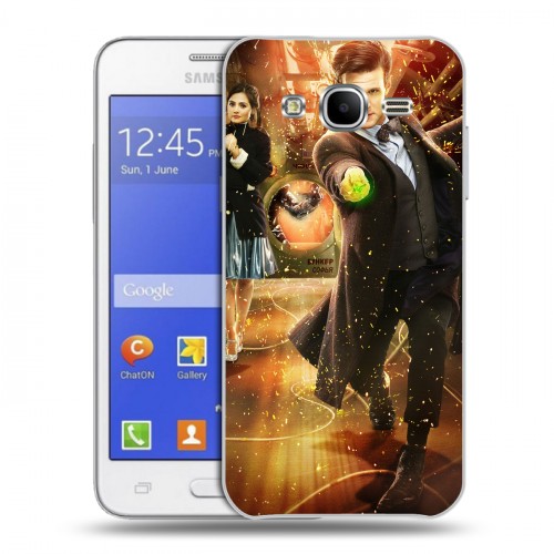 Дизайнерский силиконовый чехол для Samsung Galaxy J7 Доктор Кто