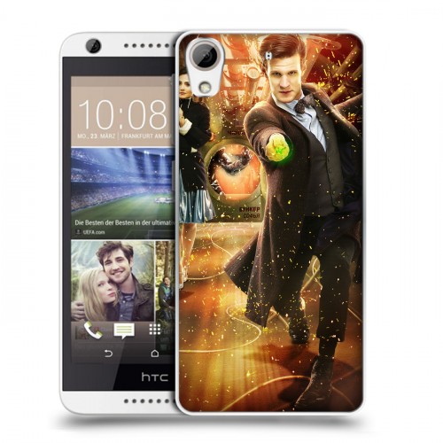 Дизайнерский силиконовый чехол для HTC Desire 626 Доктор Кто