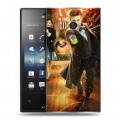 Дизайнерский пластиковый чехол для Sony Xperia acro S Доктор Кто