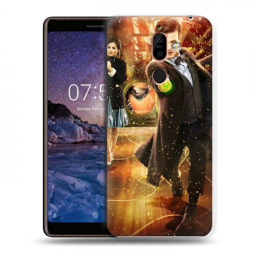 Дизайнерский пластиковый чехол для Nokia 7 Plus Доктор Кто