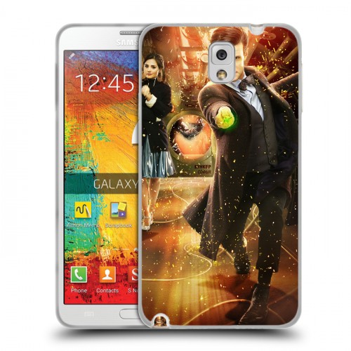 Дизайнерский пластиковый чехол для Samsung Galaxy Note 3 Доктор Кто