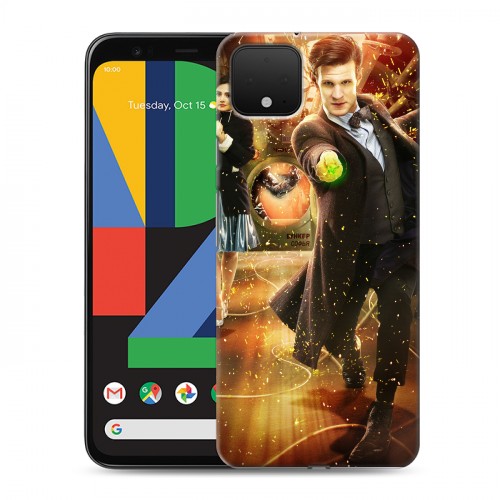 Дизайнерский пластиковый чехол для Google Pixel 4 Доктор Кто
