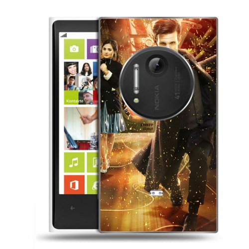 Дизайнерский пластиковый чехол для Nokia Lumia 1020 Доктор Кто