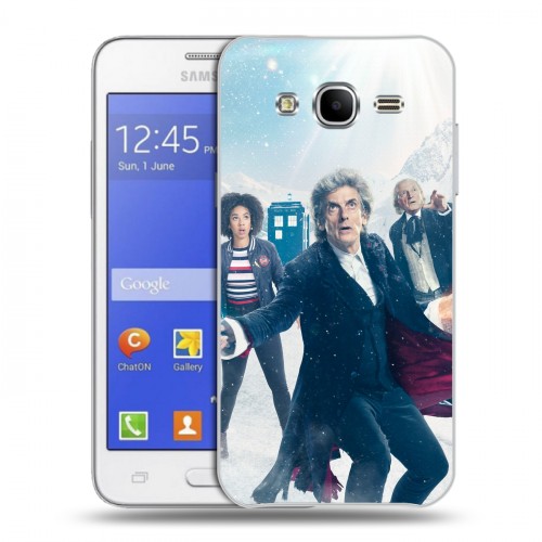 Дизайнерский силиконовый чехол для Samsung Galaxy J7 Доктор Кто