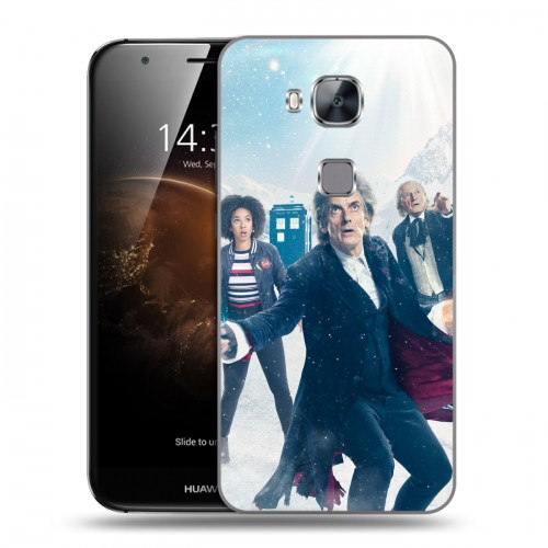 Дизайнерский силиконовый чехол для Huawei G8 Доктор Кто