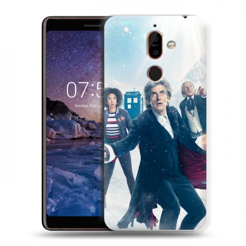 Дизайнерский пластиковый чехол для Nokia 7 Plus Доктор Кто