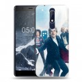 Дизайнерский пластиковый чехол для Nokia 5.1 Доктор Кто