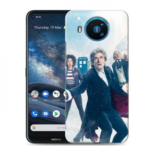 Дизайнерский силиконовый чехол для Nokia 8.3 Доктор Кто