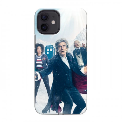 Дизайнерский силиконовый чехол для Iphone 12 Доктор Кто