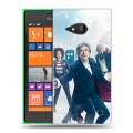 Дизайнерский пластиковый чехол для Nokia Lumia 730/735 Доктор Кто