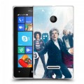 Дизайнерский пластиковый чехол для Microsoft Lumia 435 Доктор Кто