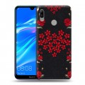 Дизайнерский пластиковый чехол для Huawei Y6 (2019) Цветочный арт-деко