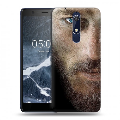 Дизайнерский пластиковый чехол для Nokia 5.1 Викинги