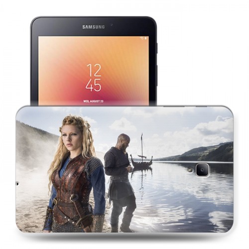 Дизайнерский силиконовый чехол для Samsung Galaxy Tab A 8.0 (2017) Викинги