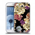 Дизайнерский пластиковый чехол для Samsung Galaxy Grand Цветочный арт-деко
