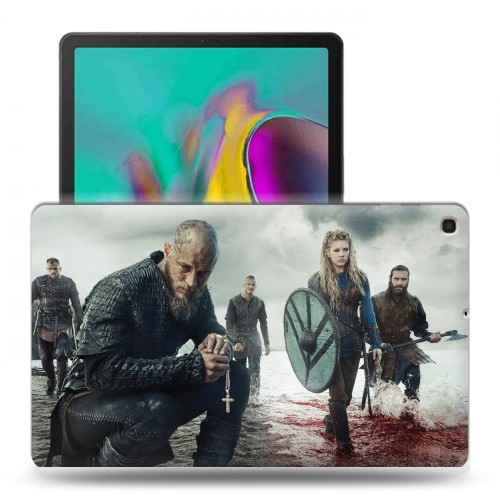 Дизайнерский силиконовый чехол для Samsung Galaxy Tab A 10.1 (2019) Викинги