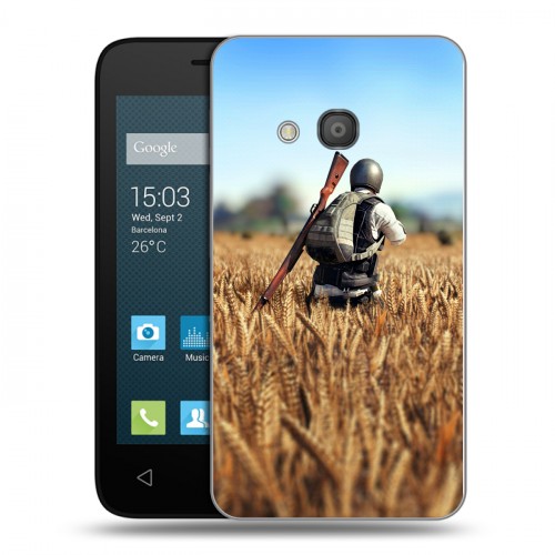Дизайнерский силиконовый чехол для Alcatel One Touch Pixi 4 (4) PLAYERUNKNOWN'S BATTLEGROUNDS