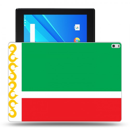 Дизайнерский силиконовый чехол для Lenovo Tab 4 10 Plus флаг Чечни
