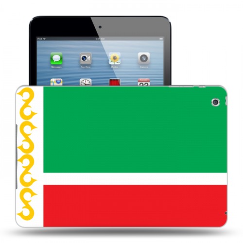 Дизайнерский силиконовый чехол для Ipad Mini флаг Чечни