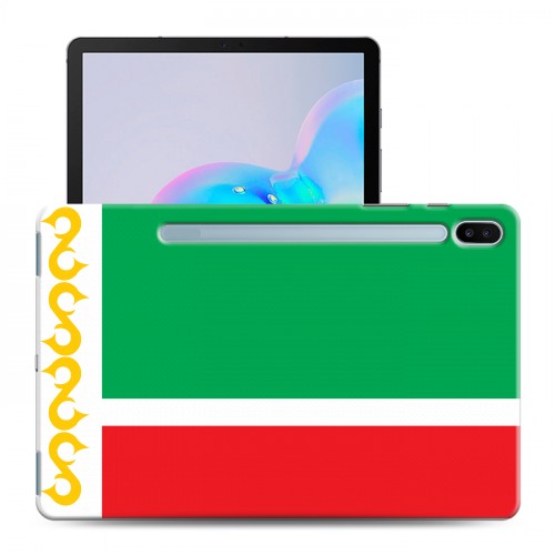 Дизайнерский силиконовый чехол для Samsung Galaxy Tab S6 флаг Чечни