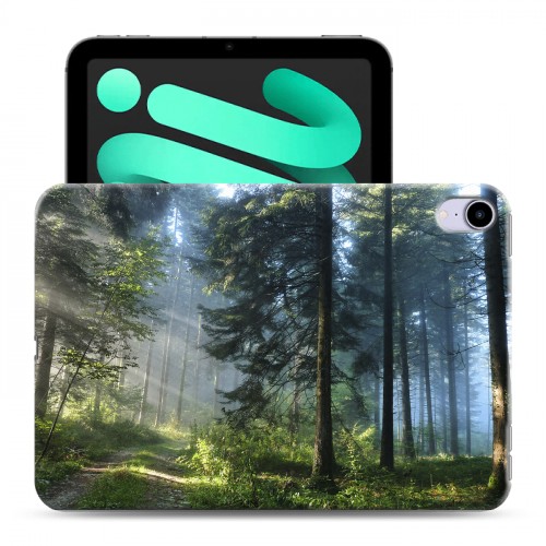 Дизайнерский силиконовый с усиленными углами чехол для Ipad Mini (2021) Лес