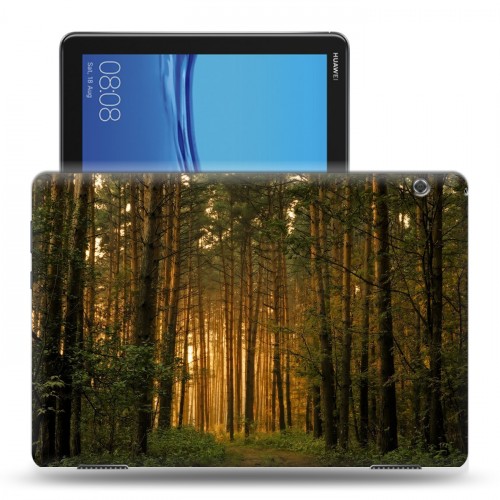 Дизайнерский силиконовый чехол для Huawei MediaPad T5 Лес