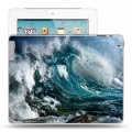 Дизайнерский пластиковый чехол для Ipad 2/3/4 Волны