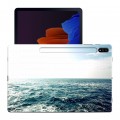 Дизайнерский силиконовый чехол для Samsung Galaxy Tab S7 Plus Волны