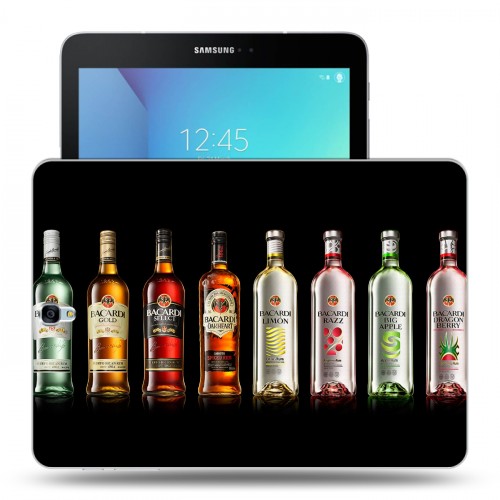 Дизайнерский силиконовый чехол для Samsung Galaxy Tab S3  Bacardi