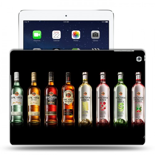 Дизайнерский силиконовый чехол для Ipad (2017)  Bacardi