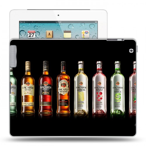 Дизайнерский пластиковый чехол для Ipad 2/3/4  Bacardi