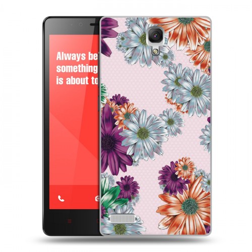 Дизайнерский пластиковый чехол для Xiaomi RedMi Note Цветочный арт-деко