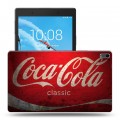 Дизайнерский силиконовый чехол для Lenovo Tab 4 8 Plus Coca-cola