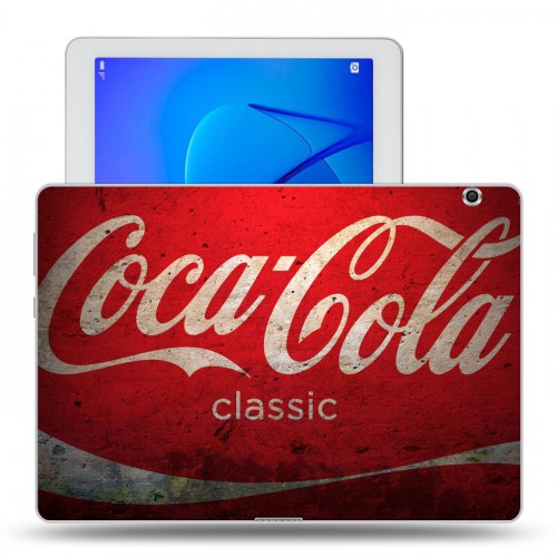 Дизайнерский силиконовый чехол для Huawei MediaPad T3 10 Coca-cola