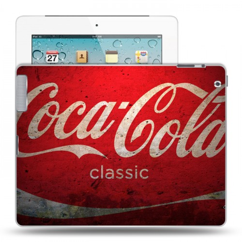 Дизайнерский пластиковый чехол для Ipad 2/3/4 Coca-cola