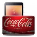 Дизайнерский силиконовый чехол для Samsung Galaxy Tab A 8.0 (2017) Coca-cola