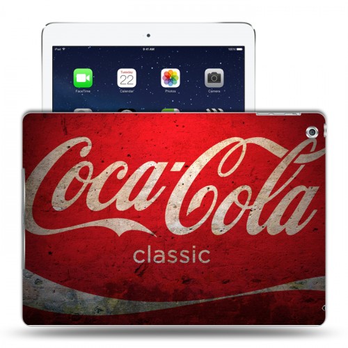 Дизайнерский силиконовый чехол для Ipad Air Coca-cola