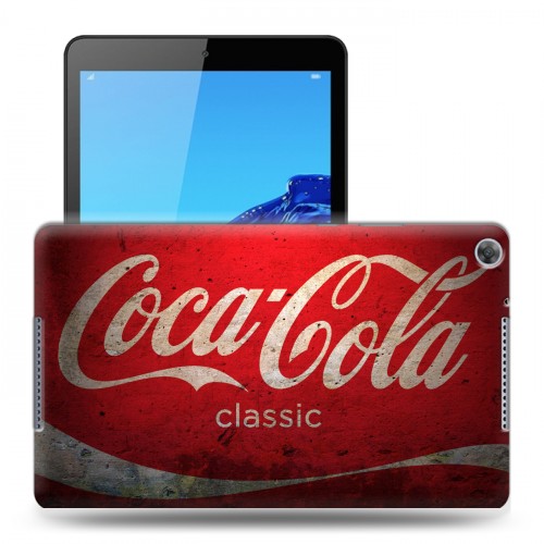 Дизайнерский силиконовый чехол для Huawei MediaPad M5 lite 8 Coca-cola