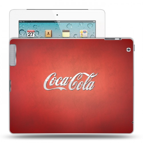 Дизайнерский пластиковый чехол для Ipad 2/3/4 Coca-cola