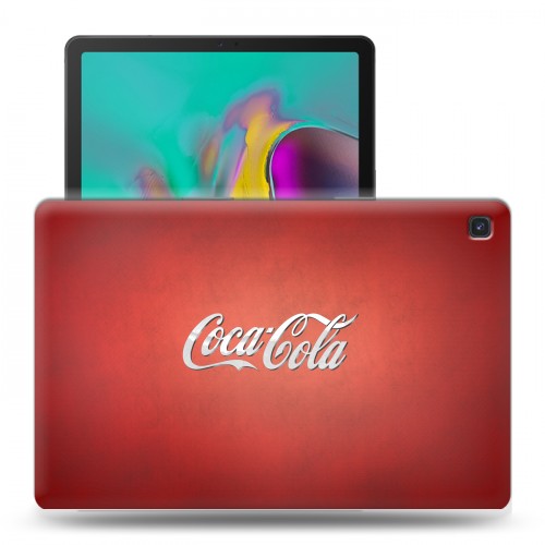 Дизайнерский силиконовый чехол для Samsung Galaxy Tab S5e Coca-cola