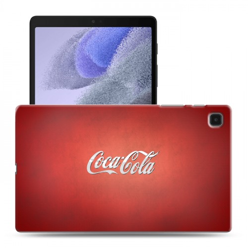 Дизайнерский силиконовый чехол для Samsung Galaxy Tab A7 lite Coca-cola