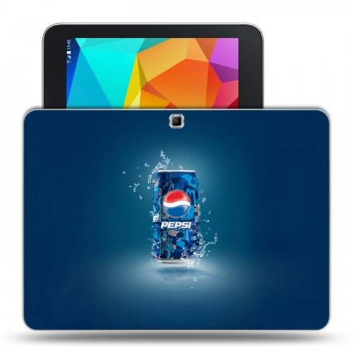 Дизайнерский силиконовый чехол для Samsung Galaxy Tab 4 10.1 pepsi