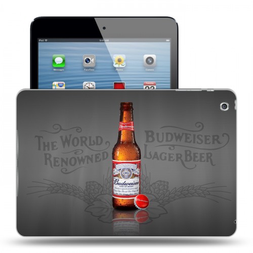 Дизайнерский силиконовый чехол для Ipad Mini Budweiser