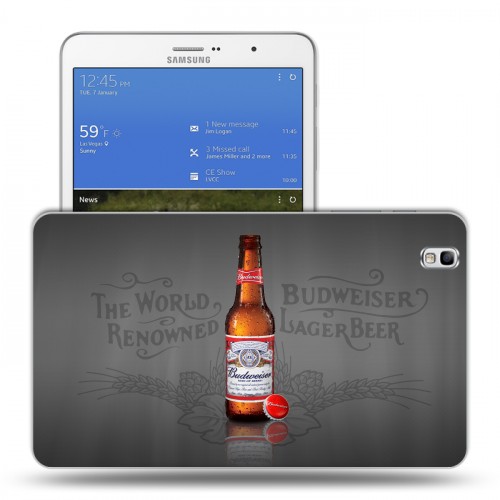 Дизайнерский силиконовый чехол для Samsung Galaxy Tab Pro 8.4 Budweiser