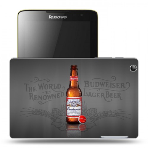 Дизайнерский силиконовый чехол для Lenovo IdeaTab A5500 Budweiser