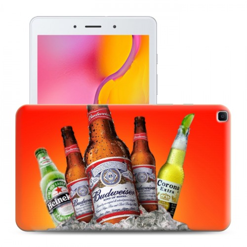 Дизайнерский силиконовый чехол для Samsung Galaxy Tab A 8.0 (2019) Budweiser