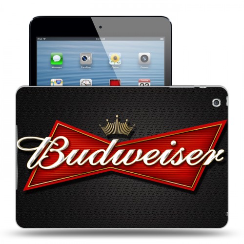 Дизайнерский пластиковый чехол для Ipad Mini Budweiser