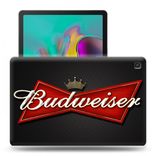 Дизайнерский силиконовый чехол для Samsung Galaxy Tab S5e Budweiser