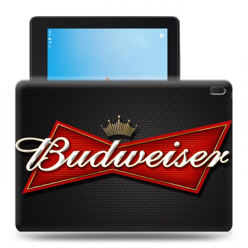 Дизайнерский силиконовый чехол для Lenovo Tab E10 Budweiser