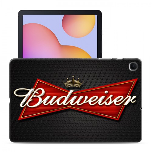 Дизайнерский силиконовый чехол для Samsung Galaxy Tab S6 Lite Budweiser